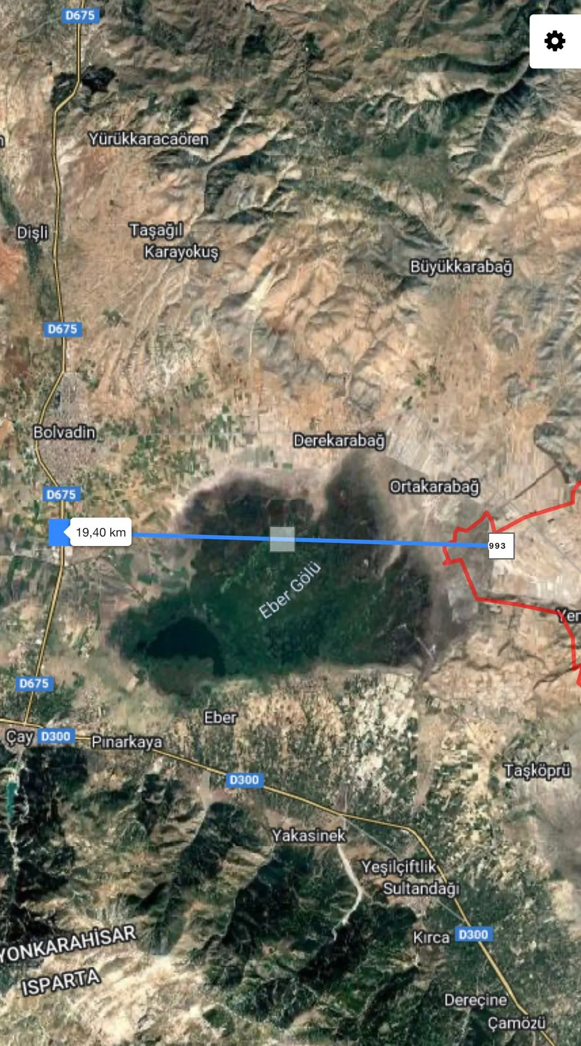 AFYON SULTANDAĞI YENİKARABAĞ'DA 19.000 M2 VERİMLİ TARLA
